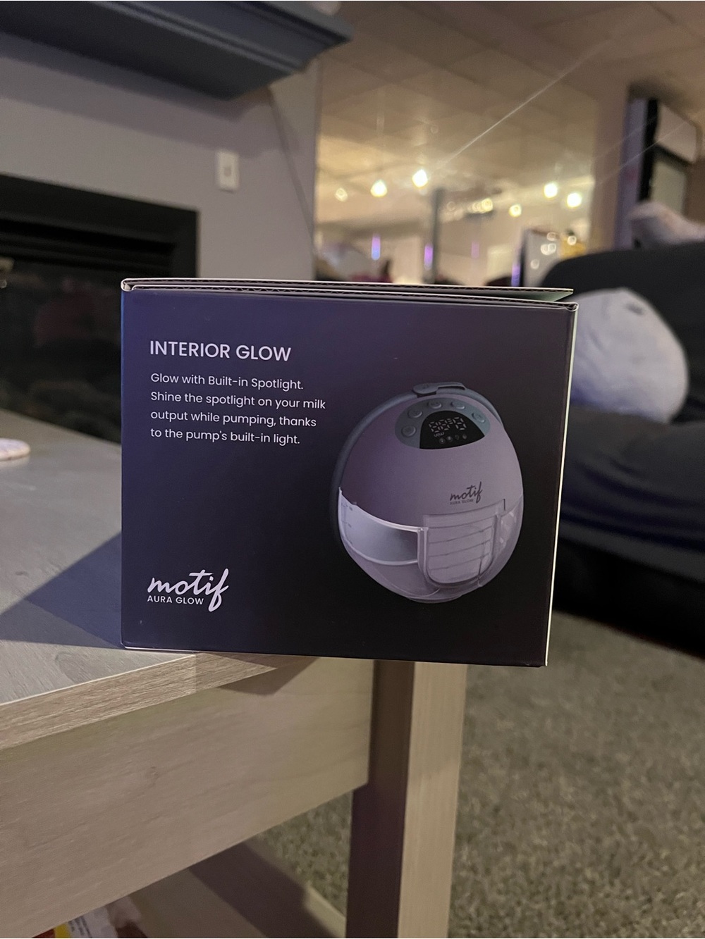 Motif Aura Glow Hands-Free Breast Pump AND 200ct Breast Milk Storage Bags NEW - Picture 3 of 7